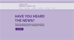 Desktop Screenshot of chris-leef.com